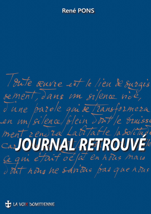 Knjiga Journal retrouvé Pons