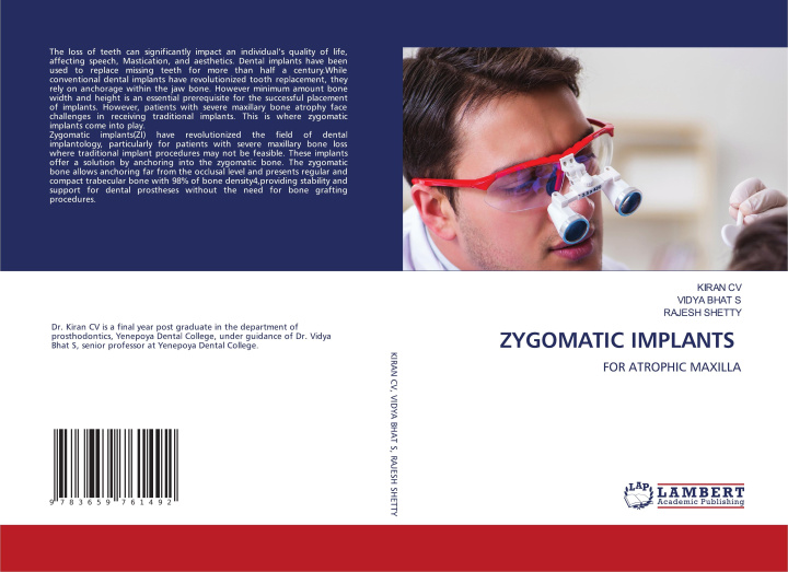 Kniha ZYGOMATIC IMPLANTS Vidya Bhat S