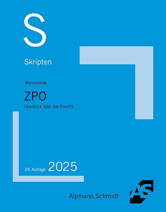 Boek Skript ZPO Günter Marschollek