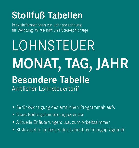 Libro Tabelle, Lohnsteuer 2024 Monat, Tag, Jahr Sonderausgabe Dezember 