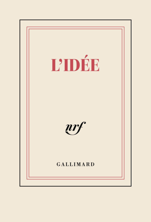 Buch CARNET POCHE L'IDEE (PAPETERIE) COLLECTIFS GALLIMARD