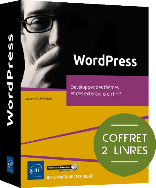 Kniha WordPress - Coffrets de 2 livres : Développez des thèmes et des extensions en PHP DUMOULIN