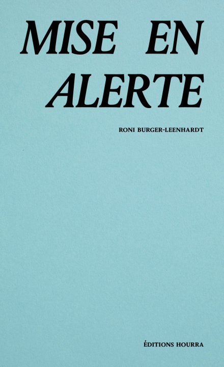 Buch Mise en alerte BURGER-LEENHARDT