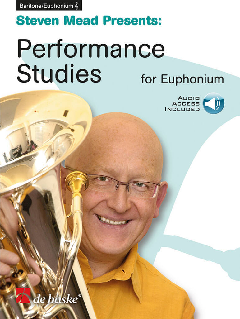Knjiga STEVEN MEAD PRESENTS : PERFORMANCE STUDIES FOR EUPHONIUM TC (CLE DE SOL) - AVEC AUDIO ONLINE STEVEN MEAD
