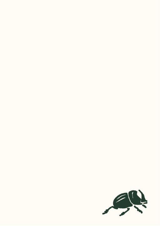Boek RHINOCEROS BEETLE NOTEPAD MCNALLY