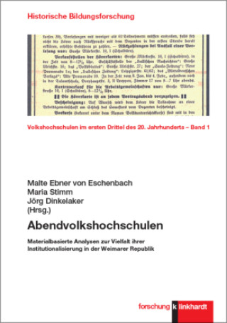 Buch Abendvolkshochschulen Jörg Dinkelaker