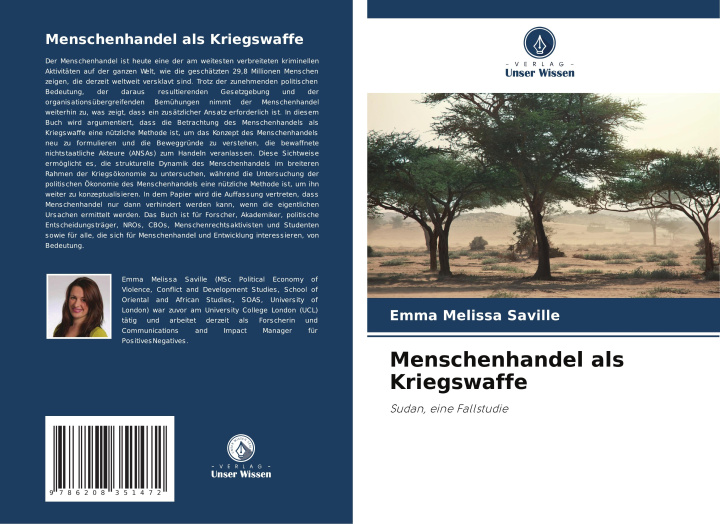 Knjiga Menschenhandel als Kriegswaffe Emma Melissa Saville