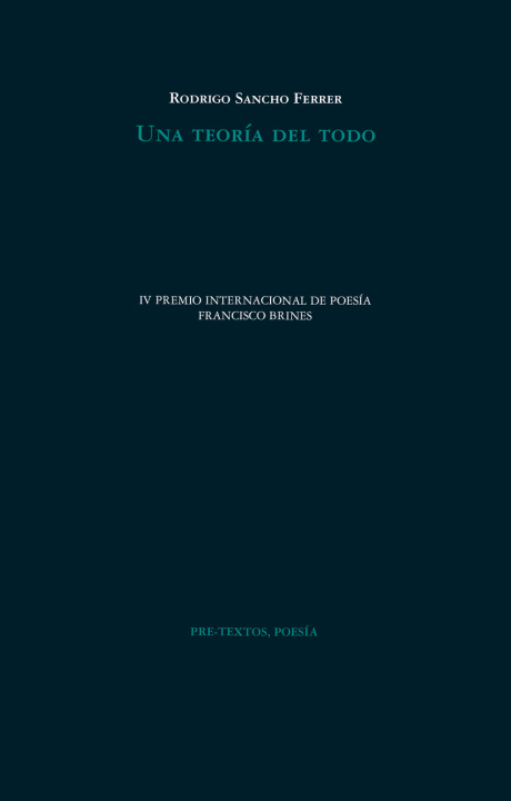 Libro Una teoría del todo RODRIGO SANCHO FERRER