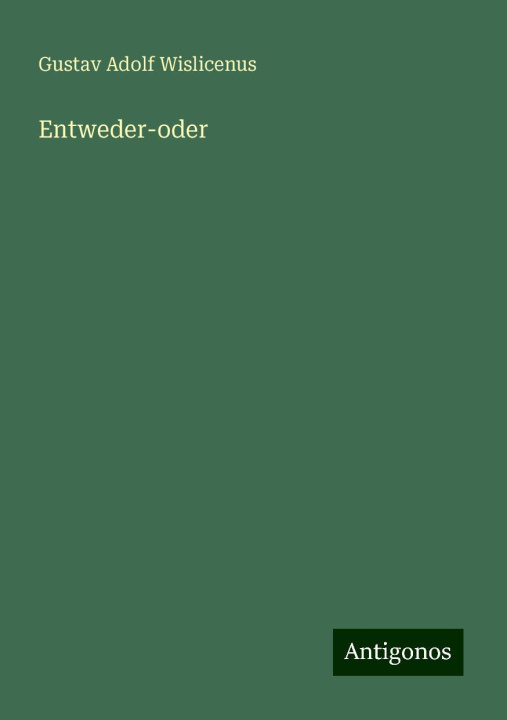 Knjiga Entweder-oder 
