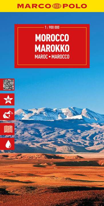 Tlačovina MARCO POLO Reisekarte Marokko 1:900.000 Marco Polo
