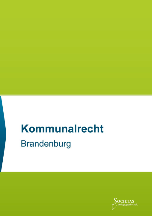 Βιβλίο Kommunalrecht Brandenburg 