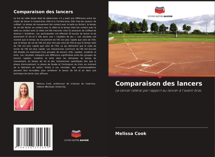 Knjiga Comparaison des lancers Melissa Cook