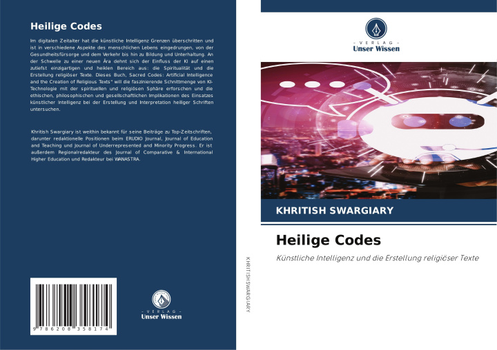 Knjiga Heilige Codes Khritish Swargiary