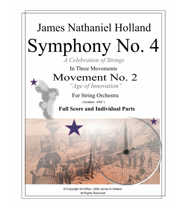 Knjiga Symphony No. 4 James Nathaniel Holland