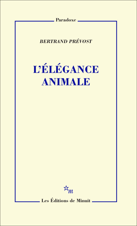 Knjiga L'Élégance animale Prévost