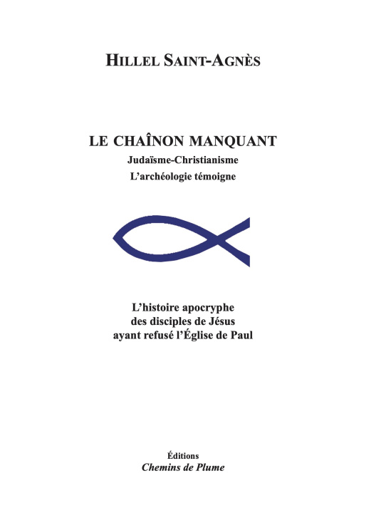 Knjiga Le chaînon manquant SAINT-AGNES