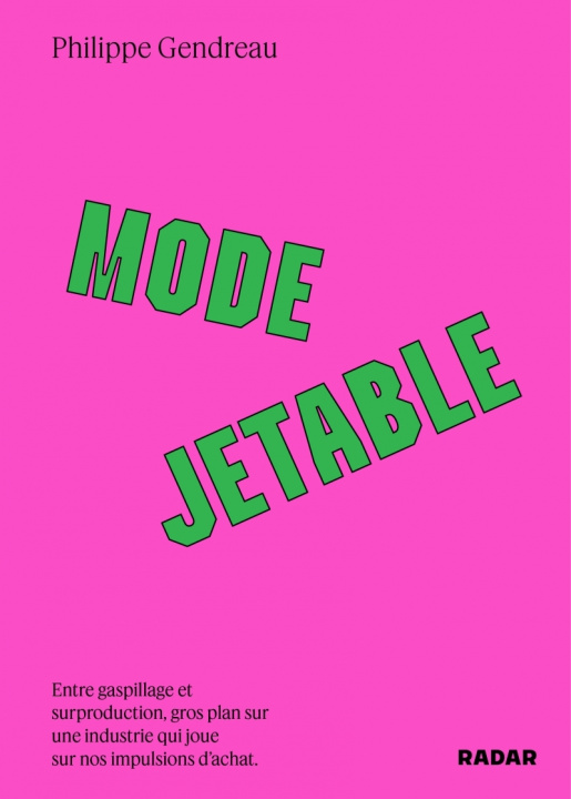 Книга Mode jetable Philippe GENDREAU