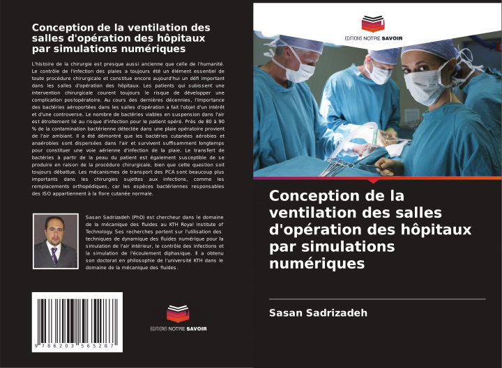 Boek Conception de la ventilation des salles d'opération des hôpitaux par simulations numériques Sasan Sadrizadeh
