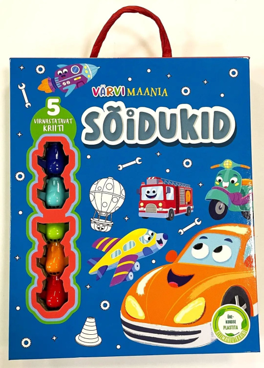 Knjiga Värvimaania. Sõidukid 