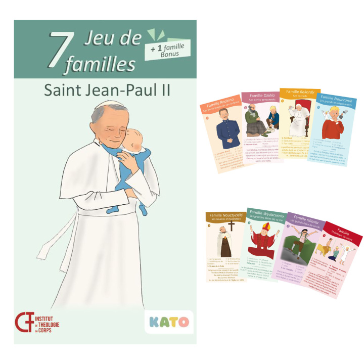 Gioco/giocattolo Jeu 7 familles Saint Jean-Paul II 