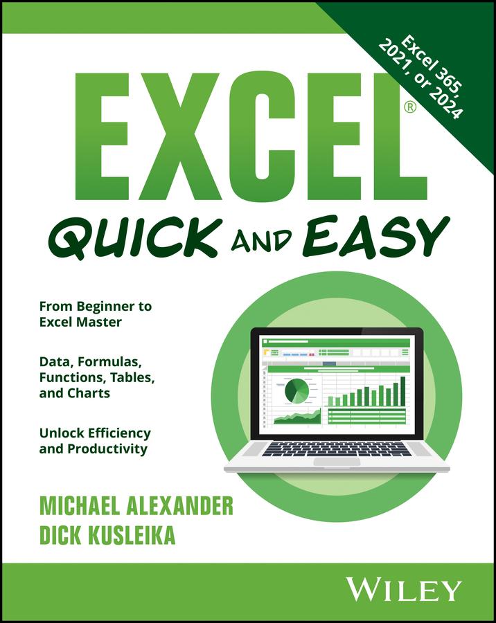Knjiga Excel 2024 Quick Reference Dick Kusleika