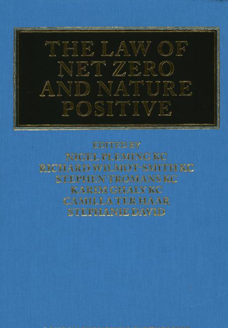 Knjiga The Law of Net Zero and Nature Positive Karim Ghaly