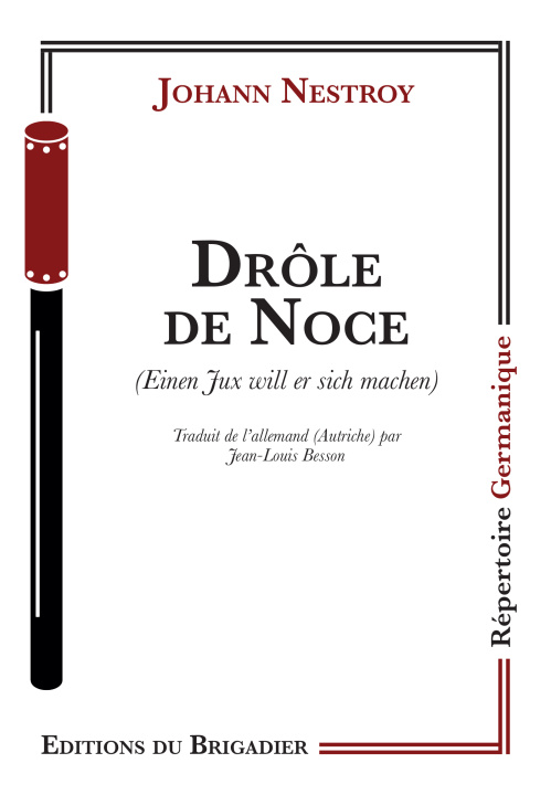 Knjiga Drôle de Noce Nestroy