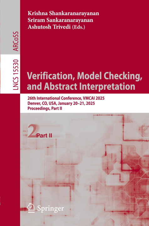 Book Verification, Model Checking, and Abstract Interpretation Krishna S.