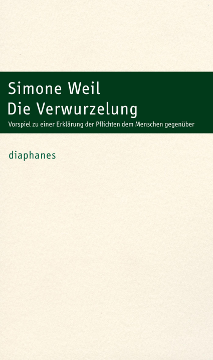 Boek Die Verwurzelung Marianne Schneider
