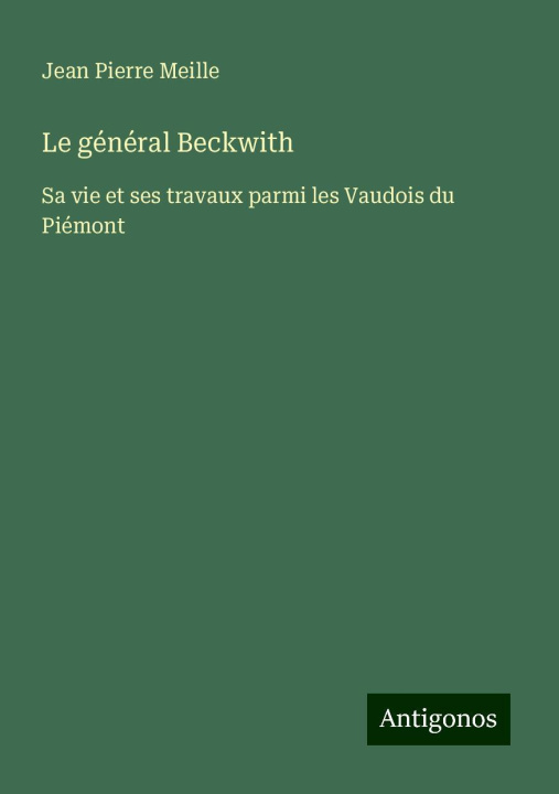 Knjiga Le général Beckwith 