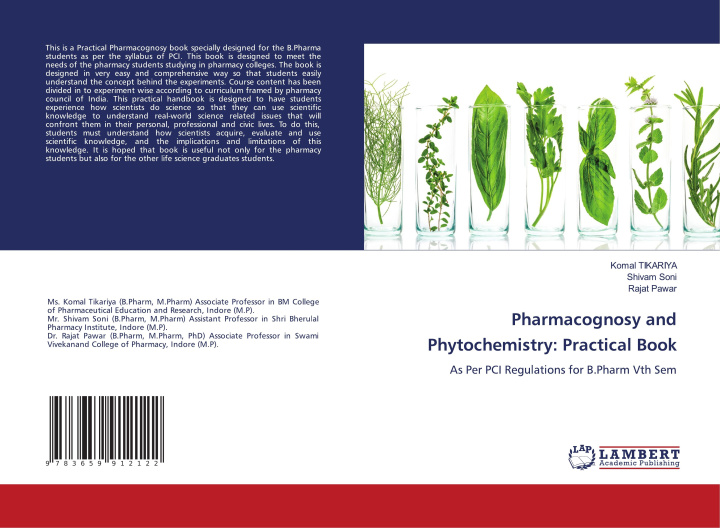 Boek Pharmacognosy and Phytochemistry: Practical Book Shivam Soni