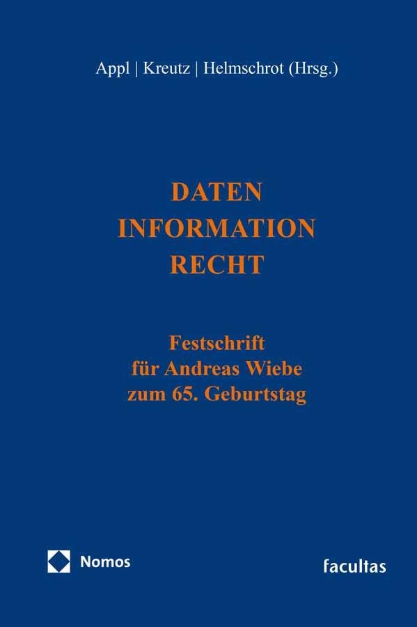 Knjiga Daten - Information - Recht Clemens Appl