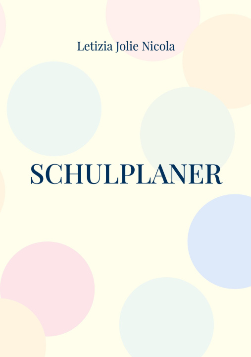 Book Schulplaner Letizia Jolie Nicola