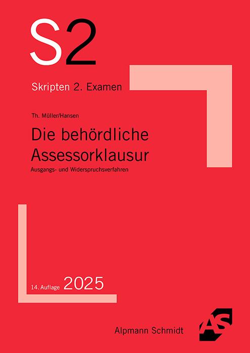 Knjiga Die behördliche Assessorklausur Frank Hansen
