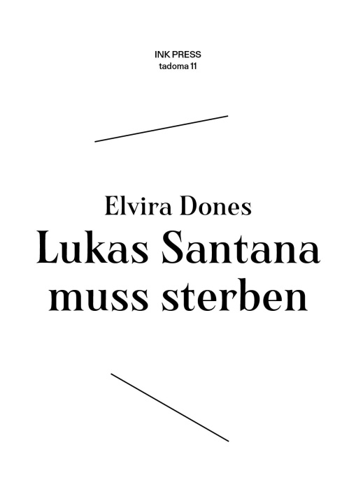 Boek Lukas Santana muss sterben Adrian Giacomelli