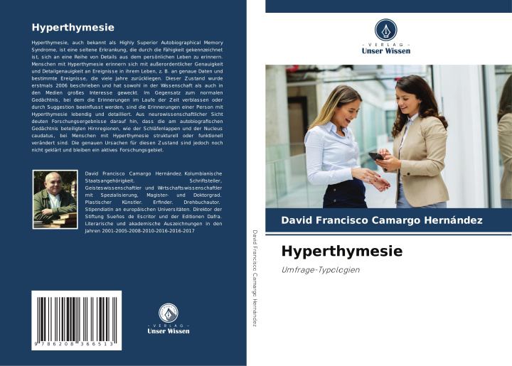 Knjiga Hyperthymesie David Francisco Camargo Hernández