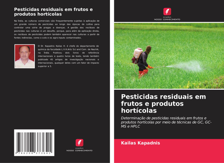 Boek Pesticidas residuais em frutos e produtos hortícolas Kailas Kapadnis
