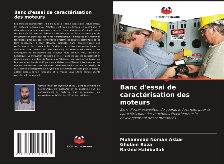 Boek Banc d'essai de caractérisation des moteurs Ghulam Raza