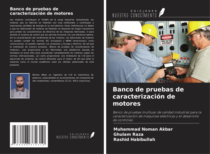 Boek Banco de pruebas de caracterización de motores Ghulam Raza