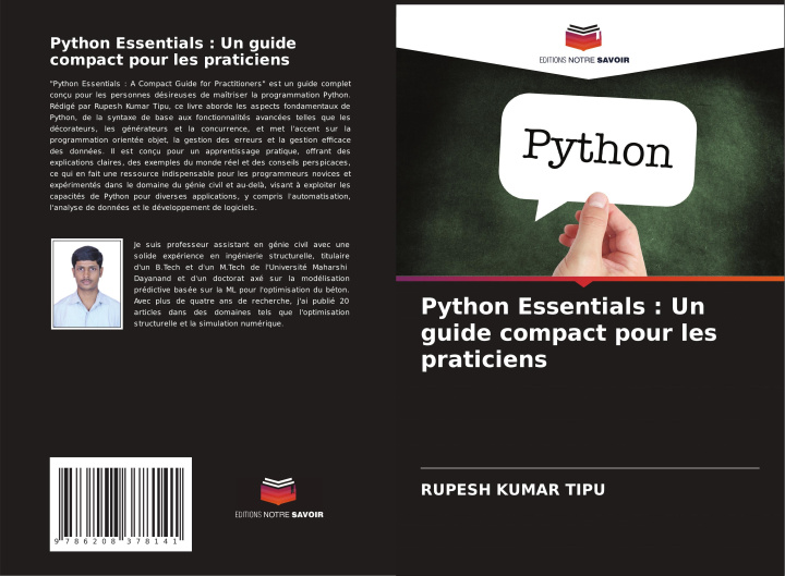 Knjiga Python Essentials : Un guide compact pour les praticiens RUPESH KUMAR TIPU