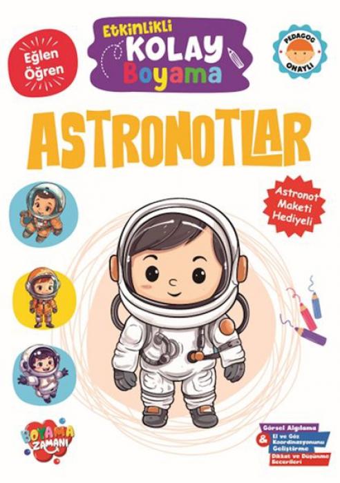 Libro Etkinlikli Kolay Boyama - Astronotlar 