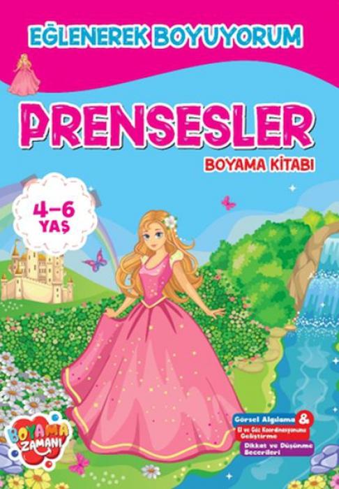 Carte Prensesler - Eglenerek Boyuyorum 