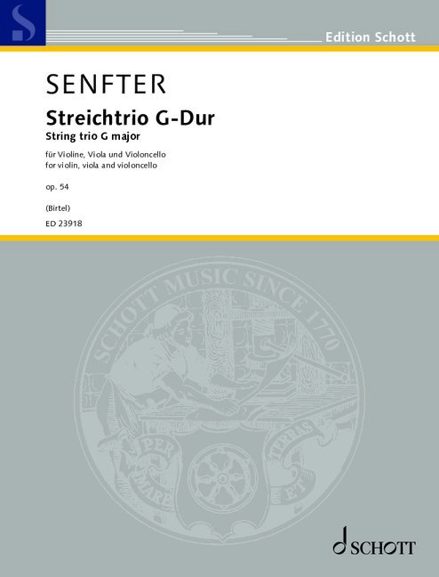 Materiale tipărite String Trio G major 