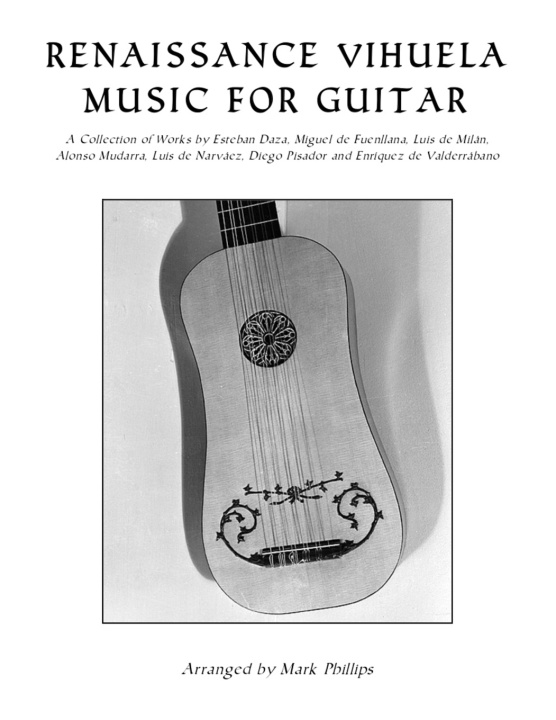 Libro Renaissance Vihuela Music for Guitar Mark Phillips