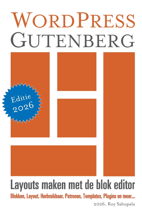 Knjiga WordPress Gutenberg Roy Sahupala