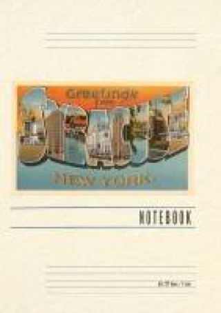 Knjiga Vintage Lined Notebook Greetings from Syracuse, New York 