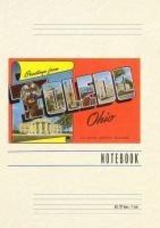 Carte Vintage Lined Notebook Greetings from Toledo 