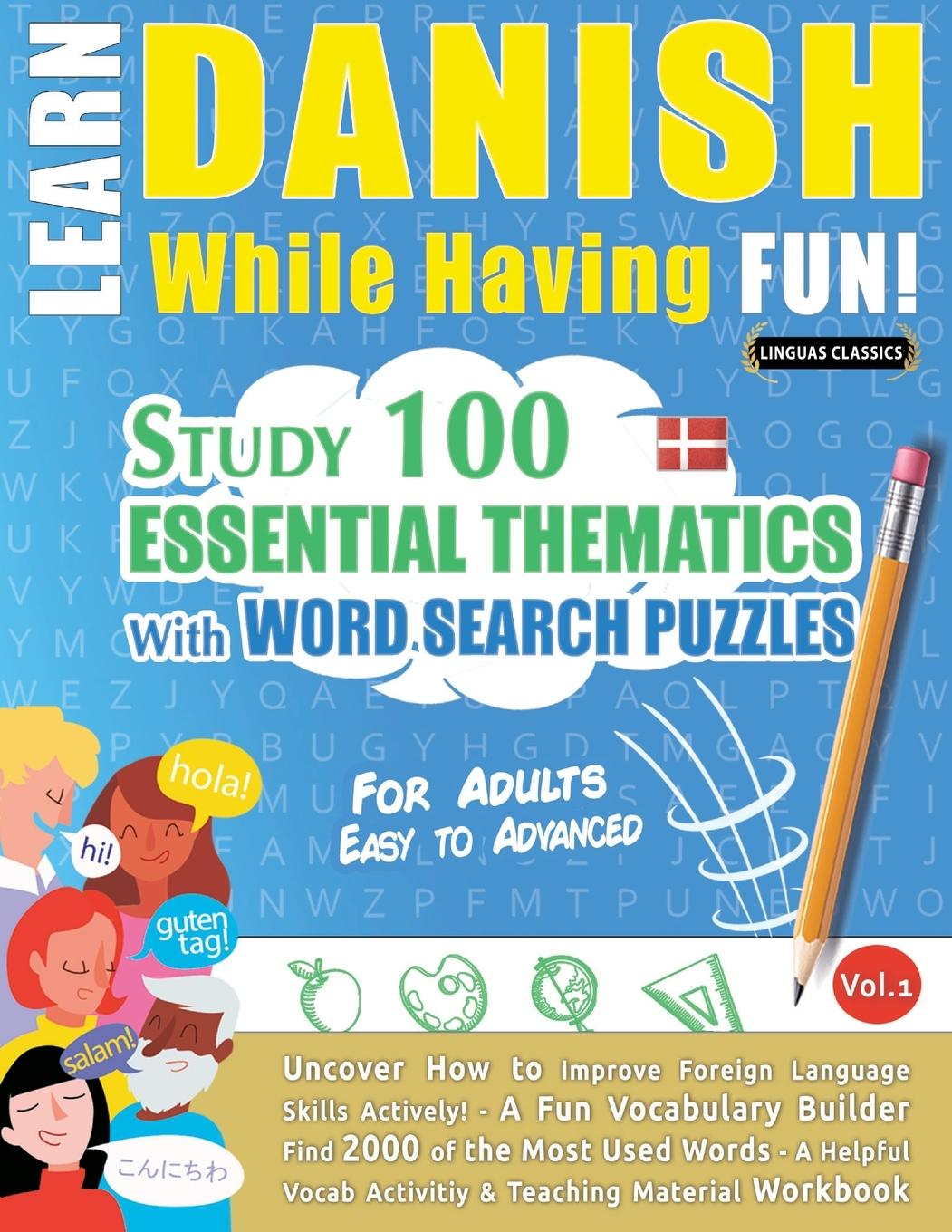 Carte LEARN DANISH WHILE HAVING FUN! - FOR ADULTS LINGUAS CLASSICS