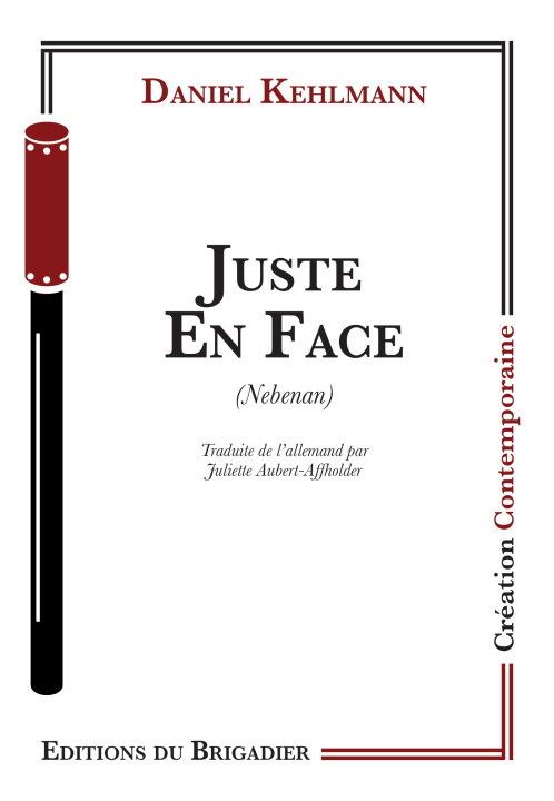 Knjiga JUSTE EN FACE KEHLMANN