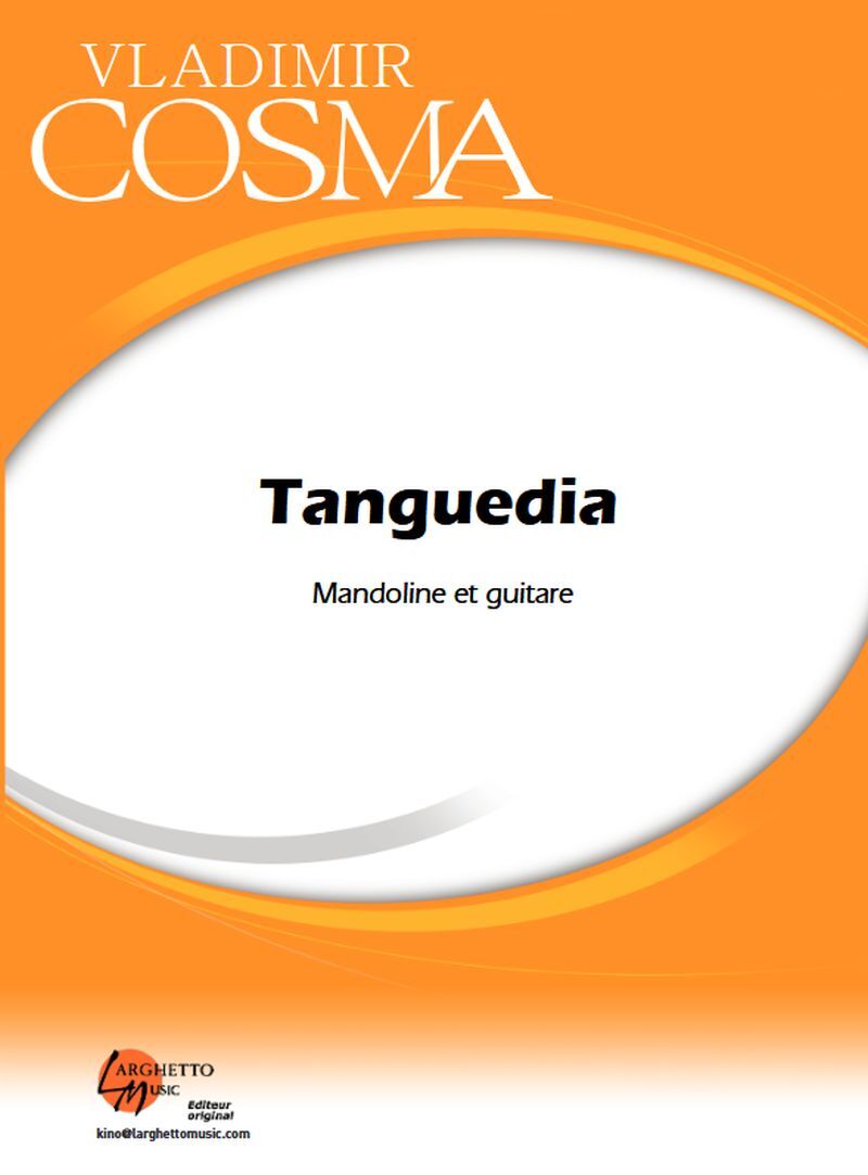 Drukwerk Tanguedia pour mandoline et guitare --- Conducteur et parties séparées 